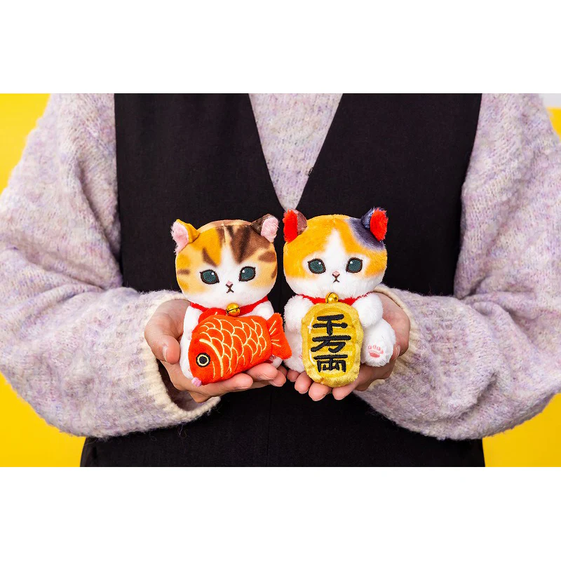 [พร้อมส่ง] แมวโมฟุซาน mofusand モフサンド แมวอุ้มปลา นำพาความโชคดี มีกินมีใช้ มั่งคั่ง มั่นคง อุดมสมบูรณ์ ค้าขายดี มีกำไรงาม