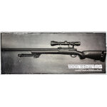 ปืนอัดลมเบาแบบชักยิงทีล่ะนัด รุ่น M24 (SW04KB) Snow Wolf ครบชุด สีดำ แบบท่อเจาะระบาย Up grade กล่องน้ำตาล