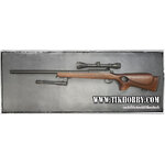 ปืนสไนปเปอร์ ปืนอัดลมเบาแบบชักยิงทีล่ะนัด รุ่น VSR10 + กล้อง+ขาทราย ไม้แท้ (Bell204-1)จาก Bell