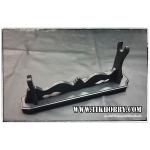 ขาตั้งดาบซามูไร แบบตั้งพื้น 30องศา 1 ชั้น สีดำ เกรดดี