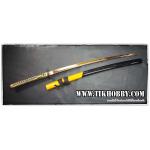 ดาบซามูไร เปิดคม เหล็ก 1040 กระเบนแท้ รหัสความสวย 9251-B