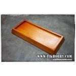 แท่นไม้วางหินลับมีด สำหรับหินขนาดไม่เกิน 67x182 มิลลิเมตรครับ