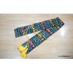 ถุงใส่ดาบผ้าแพร สีดำ ลายขบวนทัพ