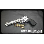 ปืนลูกโม่ ระบบแก๊ส Co2 Wingun708 Silver ขนาด 6 นิ้ว