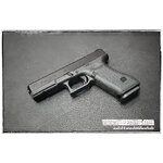 ปืนอัดลม ระบบแก๊สโบลว์แบล็ค รุ่น Glock17 Gen5 สีดำ ระบบแก๊สทั่วไป ค่าย Umarex มาร์คกิ้งครบ