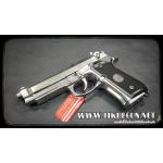 ปืนอัดลม (ปืนระบบแก๊ส) รุ่น M9A1 Full-Auto Silver จาก Keymore ใต้หวัน