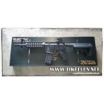 ปืนอัดลม ระบบไฟฟ้า รุ่น M4 CQB บอดี้พลาสติกเฟืองเหล็ก Jg-Work (6624)