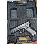 ปืนอัดลมแบบชักยิงทีล่ะนัด Glock18 สไลด์เหล็ก (ยิงลาย G17)+ กล่อง