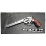 ปืนลูกโม่ ระบบแก๊ส Co2 Wingun708 Silver ขนาด 8 นิ้ว