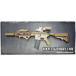 ปืนอัดลม ไฟฟ้า E&C105 Gen4 สีทราย Full Set แต่งเต็ม ไม่รวมแบตและที่ชาจน์