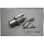 ไฟฉายติดปืนสั้น พร้อมเลเซอร์สีแดง พิเศษแถมถ่าน2ก้อนฟรี