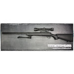 ปืนอัดลมเบาแบบชักยิงทีล่ะนัด รุ่น MB03 สีดำ ลำกล้องบิดเกลียว ครบชุด Up gade จาก WELL