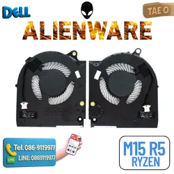 พัดลม Dell Alienware M15 R5 ใหม่ แท้ ประกันศูนย์ แก้เครื่องร้อน