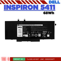 Battery Dell Latitude 5411 3HWPP แบตแท้ศูนย์ ประกัน Dell