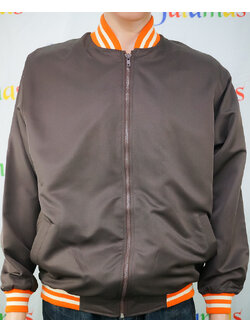 College Jacket เสื้อแจ็คเก็ตสีน้ำตาลสไตล์วัยรุ่น