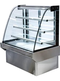ตู้แช่เค้ก แบบกระจกโค้ง ขนาด 120ซม. รุ่น CK-C120