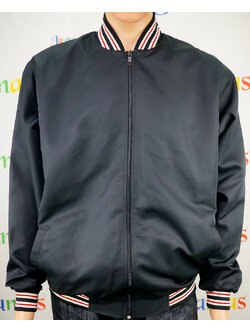 College Jacket 11 เสื้อแจ็คเก็ตสีดำสไตล์วัยรุ่น