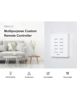 SONOFF RM433 Remote Controller 8 ปุ่ม พร้อมฐานวาง ครบชุด