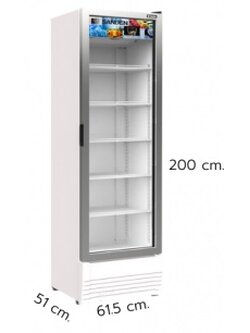 ตู้แช่เย็น กระจก 1 ประตู ยี่ห้อ Sanden Intercool รุ่น SPB-0500 (15.4 คิว)