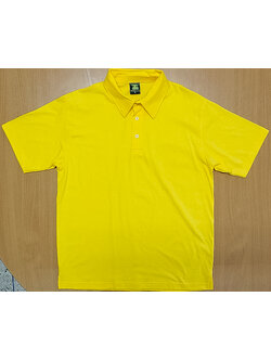 Polo Shirt Cotton 100% สีเหลือง ผู้ชาย