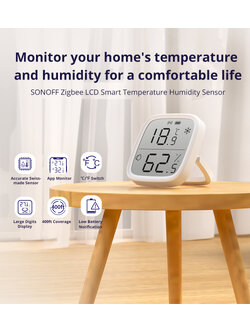 SNZB-02D Temperature and humidity monitoring