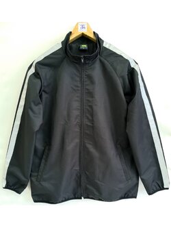Reflex Sport Jacket 6410 เสื้อแจ็คเก็ตสีดำติดเทปสะท้อนแสงสไตล์สปอร์ต