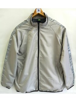 Reflex Sport Jacket 6411 เสื้อแจ็คเก็ตสีเทาอ่อนติดเทปสะท้อนแสงสไตล์สปอร์ต