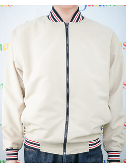 College Jacket 7 เสื้อแจ็คเก็ตสีกากีสไตล์วัยรุ่น