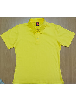 Polo Shirt Cotton 100% สีเหลือง ผู้หญิง