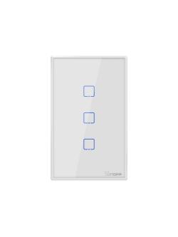 Sonoff T2US 3 Gang (WiFi + RF 433 Mhz) White Touch Switch ( 1 Year Warranty )