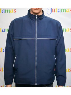 Casual Jacket เสื้อแจ็คเก็ตลำลองสีกรมท่าอ่อน สไตล์คลาสสิค