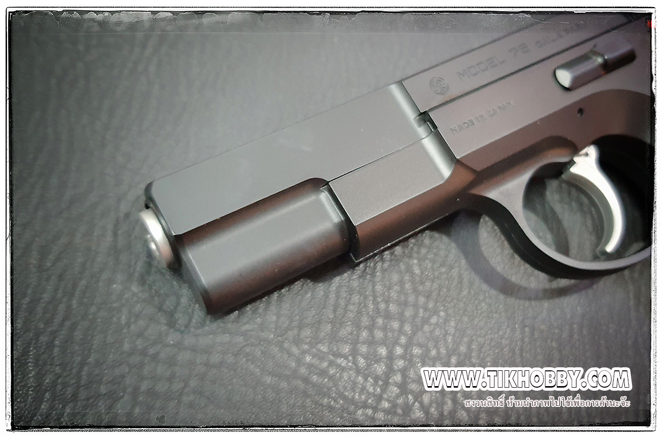 ปืนอัดลมแบบชักยิงทีล่ะนัด CZ75 First Model จากญี่ปุ่น Tokyo Marui