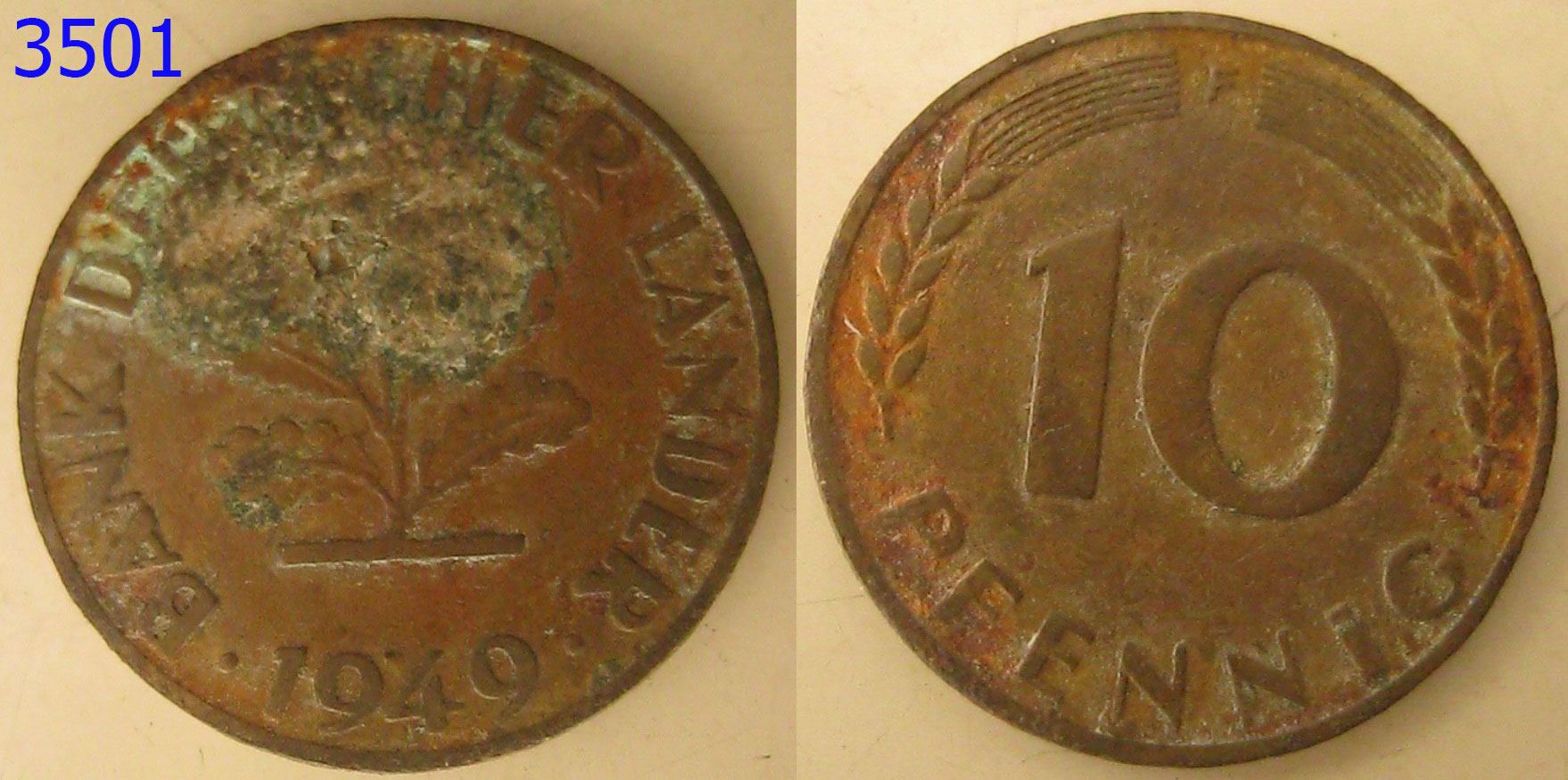 เหรียญต่างประเทศ เหรียญสะสม ปี1949 (3501)