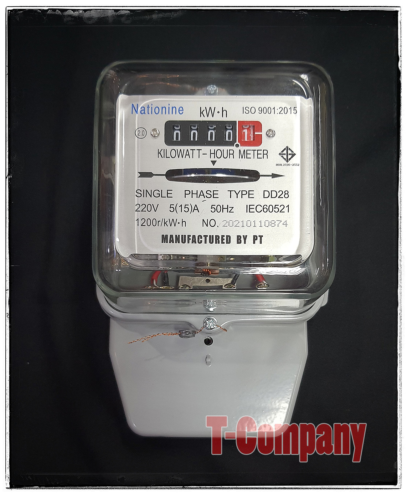 กิโลวัตต์ฮาวมิเตอร์ KWH ยี่ห้อ Nationine ขนาด 2P 5(15A)