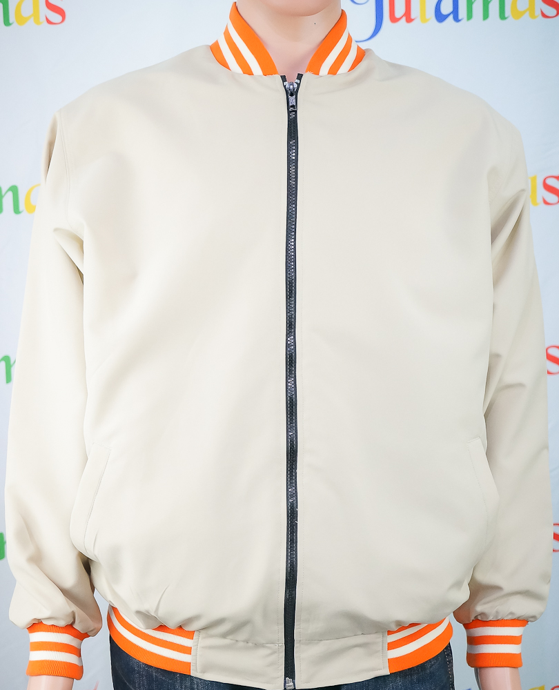 College Jacket 8 เสื้อแจ็คเก็ตสีกากีสไตล์วัยรุ่น