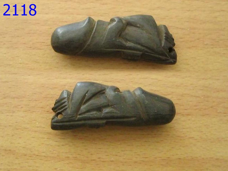 ปลัดขิกไม้แกะมือ (รหัส2118)