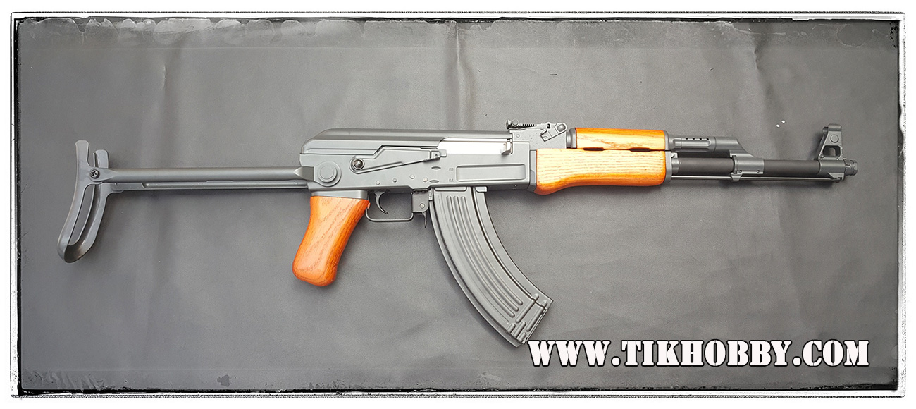 ปืนอัดลม ระบบไฟฟ้า AK47ท้ายพับ CM042S ไม้แท้ๆ จาก Cyma