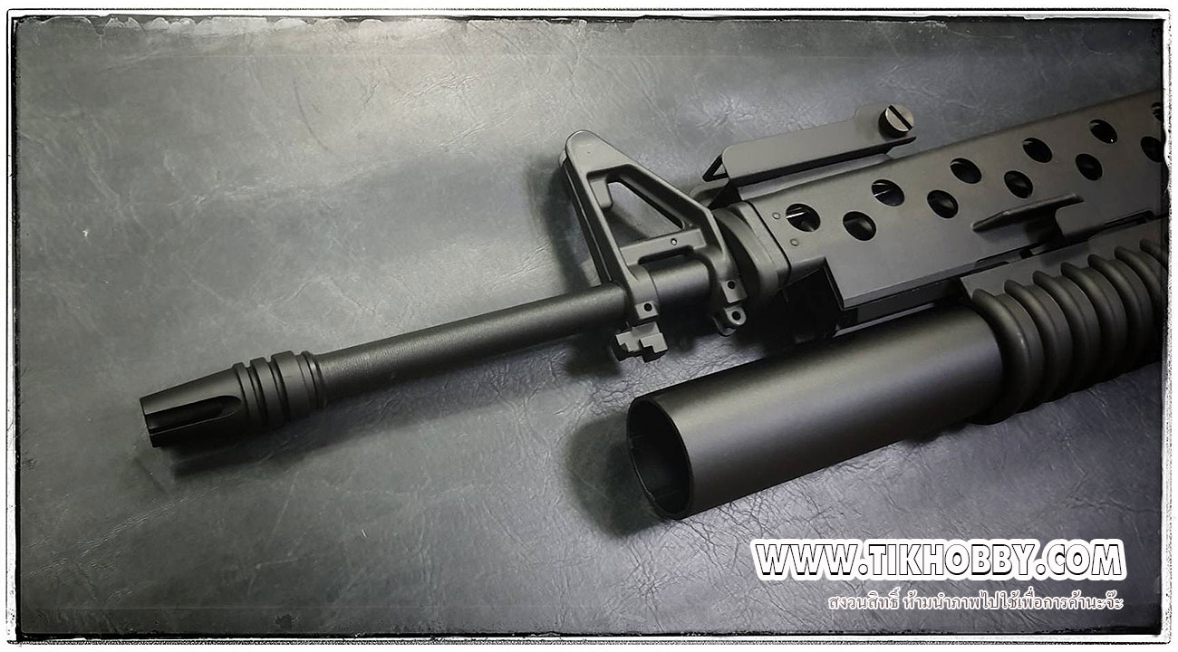 ปืนไฟฟ้า จาก E&C รุ่น 703S4 Gray CyberGun (ไม่รวมลูกM203)