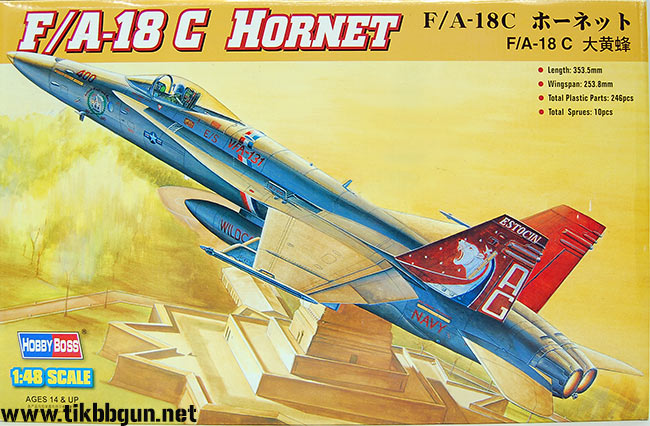 เครื่องบินรบ F/A18C Hornet 1:48 จาก Hobby Boss