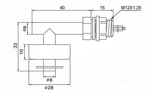 Float switch plastic