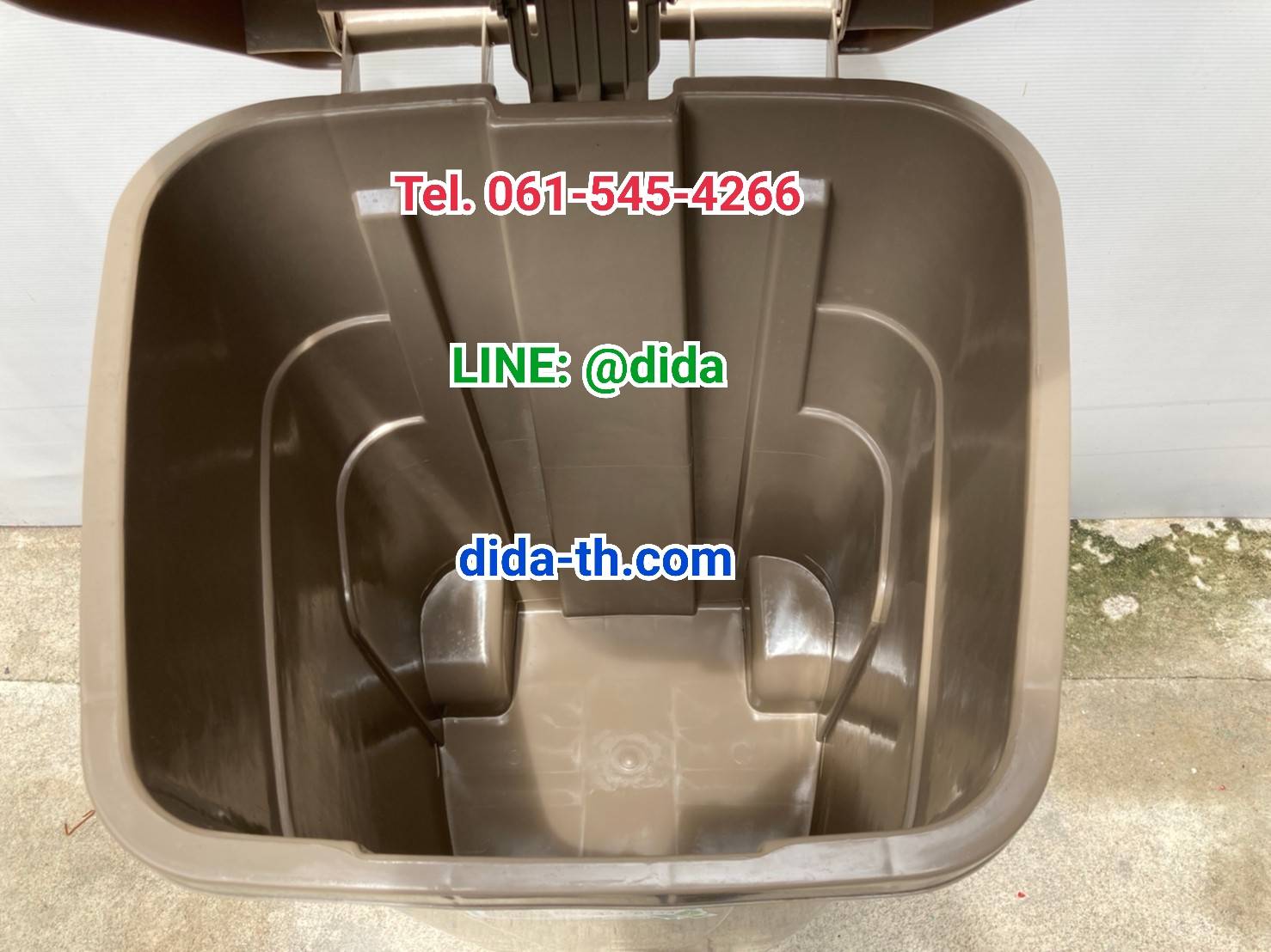 ถังขยะเท้าเหยียบทรงเหลี่ยม 85 ลิตร