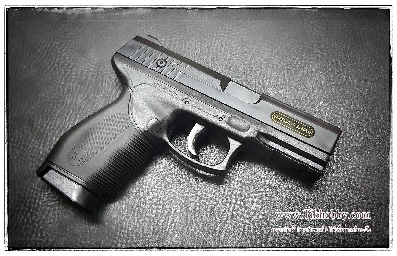 ปืนอัดลมแบบชักยิงทีล่ะนัด 24/7 สีดำ KWC/Cyber Gun Full Plastic งานใต้หวัน (งานสวย)