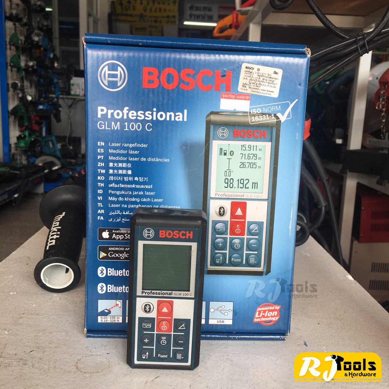 เครื่องวัดระยะเลเซอร์ BOSCH รุ่น GLM 100 C