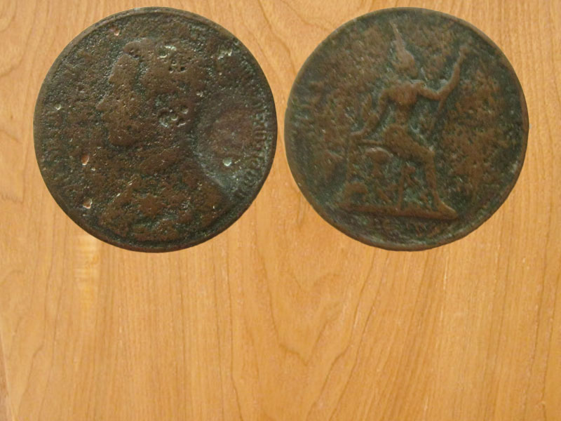 เหรียญ จุฬาลงกรณ์ 1อัฐ 121 (2940)