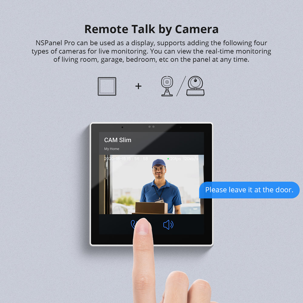 SONOFF NSPanel Pro Smart Home Control Panel (สีดำ) UK
