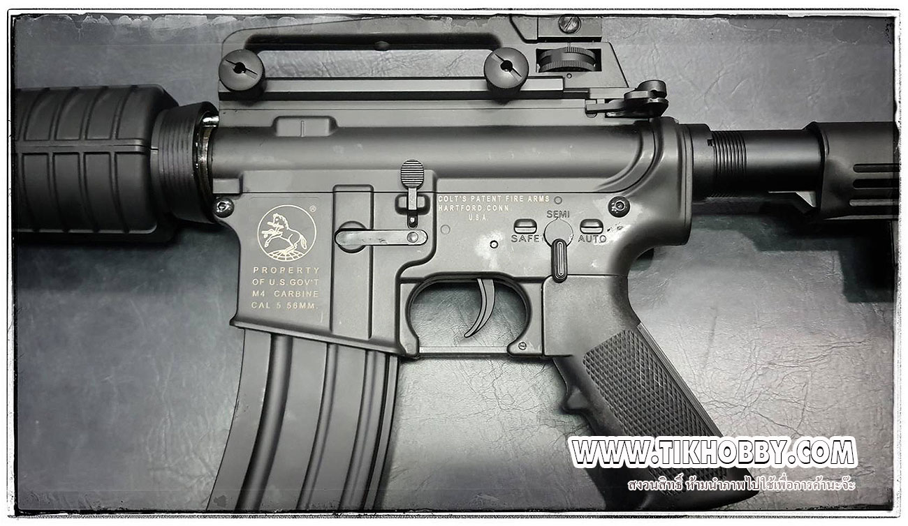 M4A1(รุ่นถูก) ระบบไฟฟ้าบอดี้พลาสติก จาก Double Bell DB061A (ไม่รวมแบต)