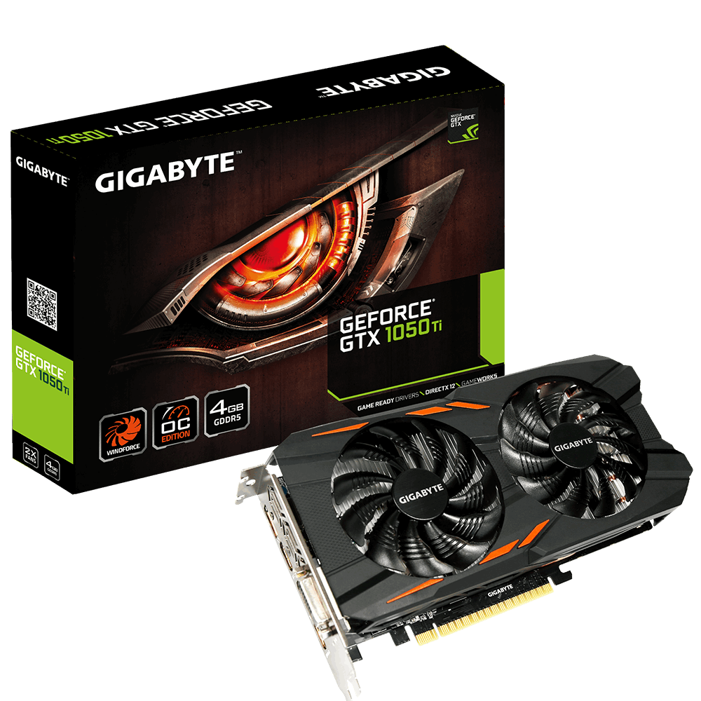 *ส่งฟรี* GeForce® GTX 1050 Ti Windforce OC 4G
