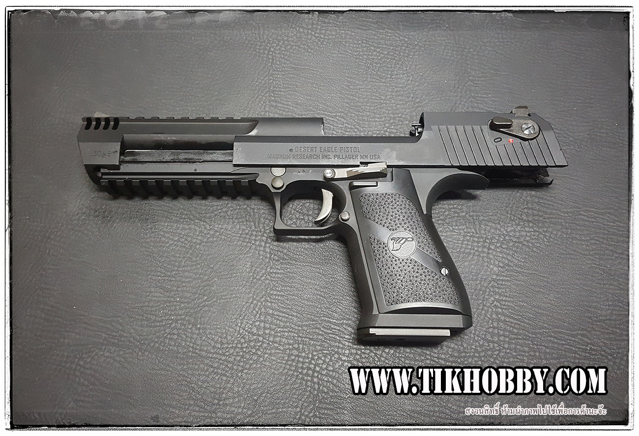 ปืนสั้นระบบแก๊สโบลว์แบล็ค รุ่น Desert Eagle L1 CyberGun สีดำ ระบบแก๊สทั่วไป