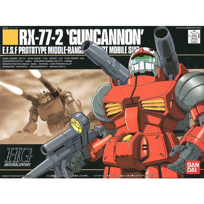 1/144 HGUC RX-77-2 GUNCANNON