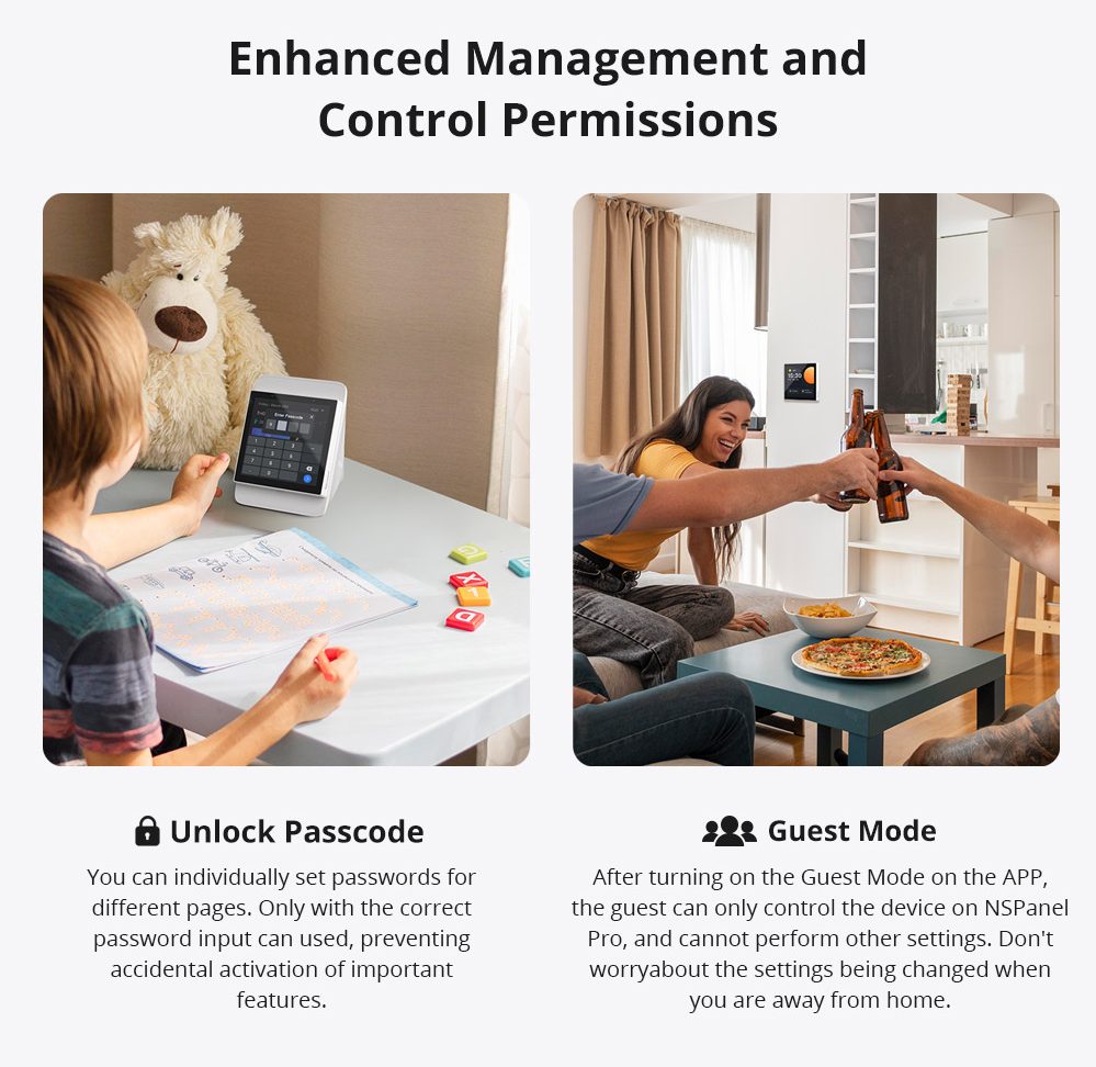 SONOFF NSPanel Pro Smart Home Control Panel (สีดำ) UK